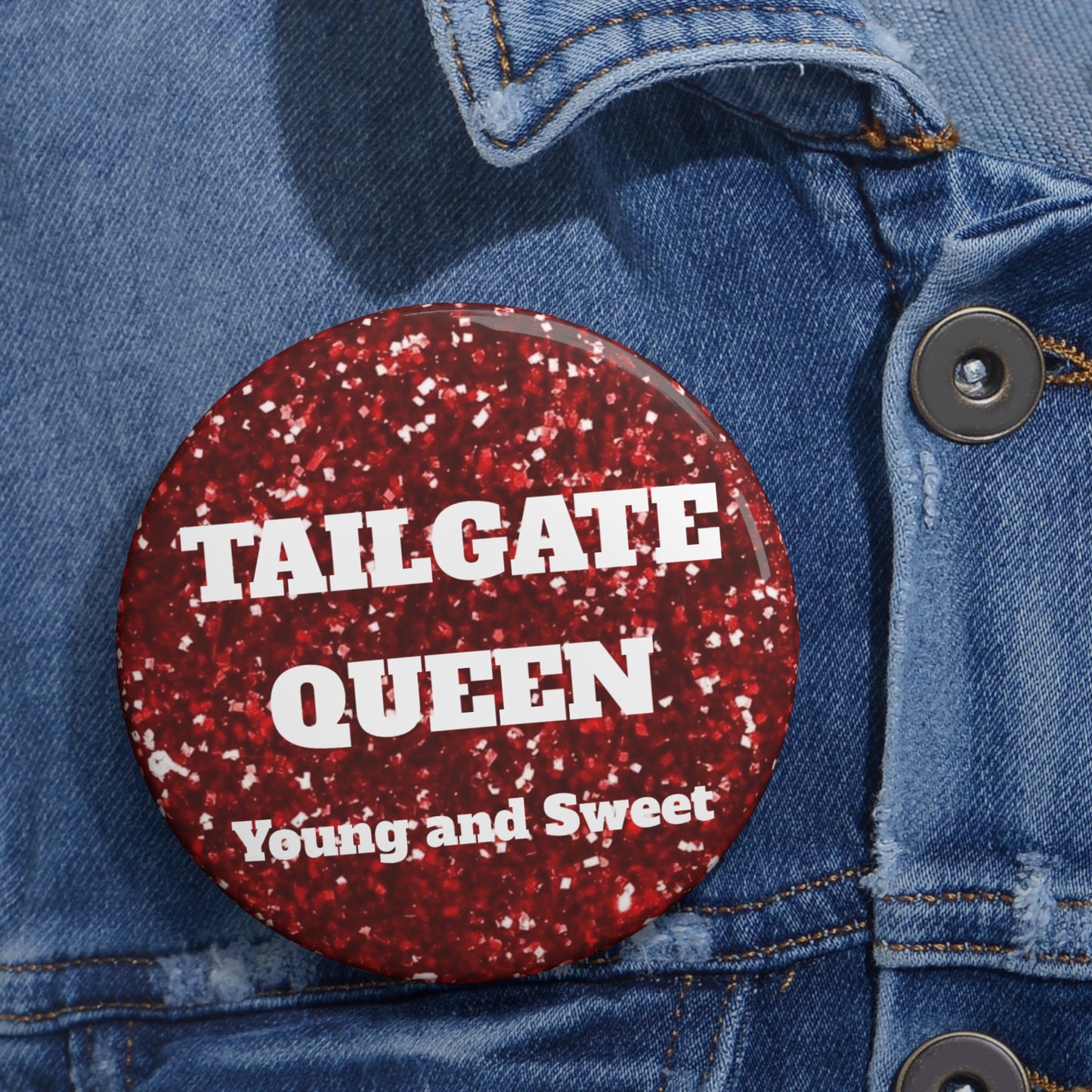 Tailgate Queen Game Day Pin