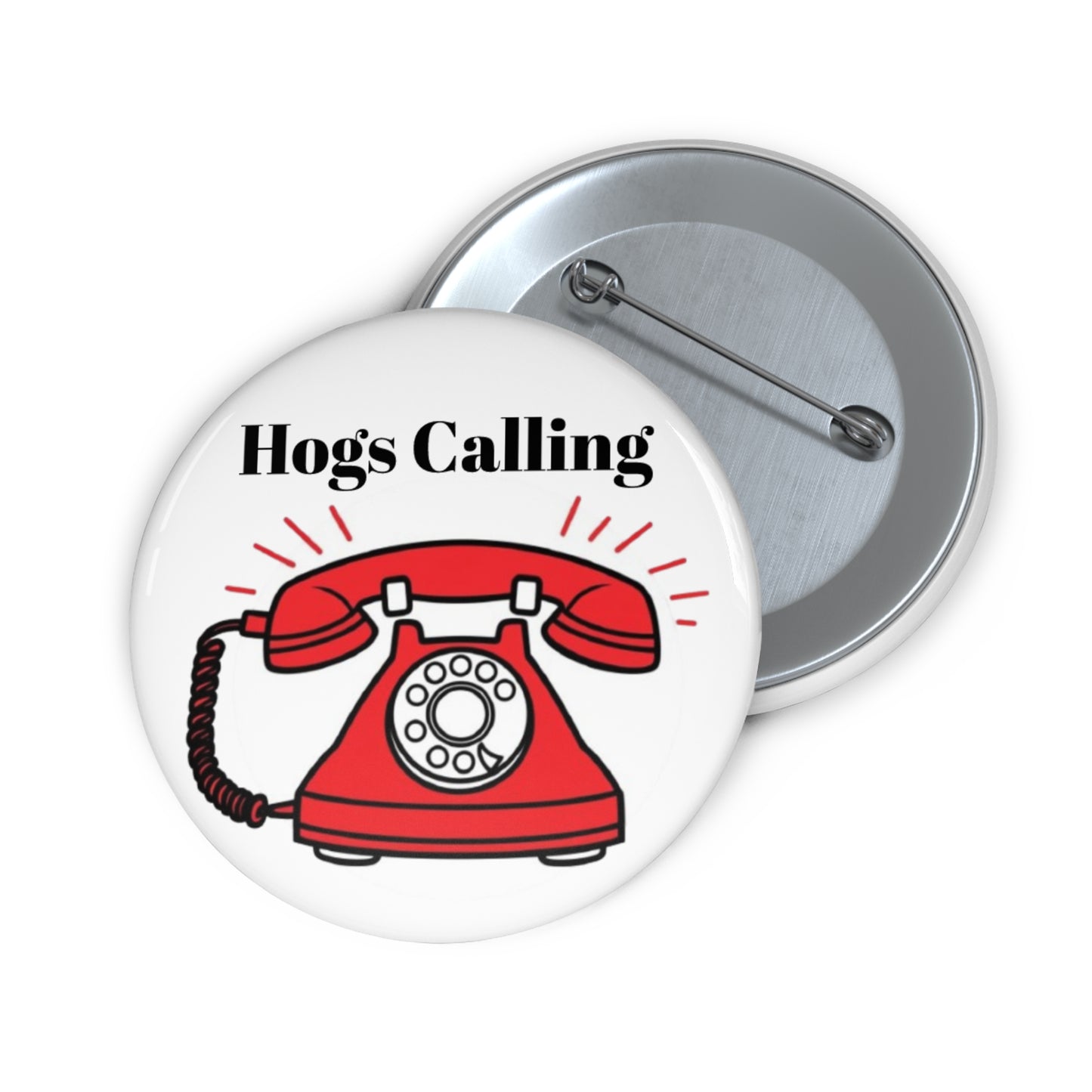 Hogs Calling Game Day Pin