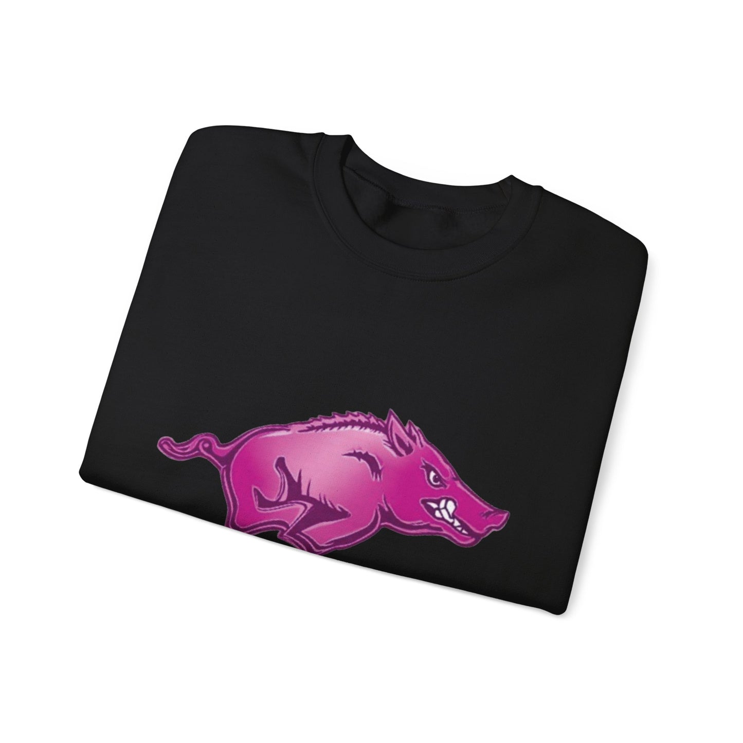 Pink University of Arkansas Razorback Crewneck