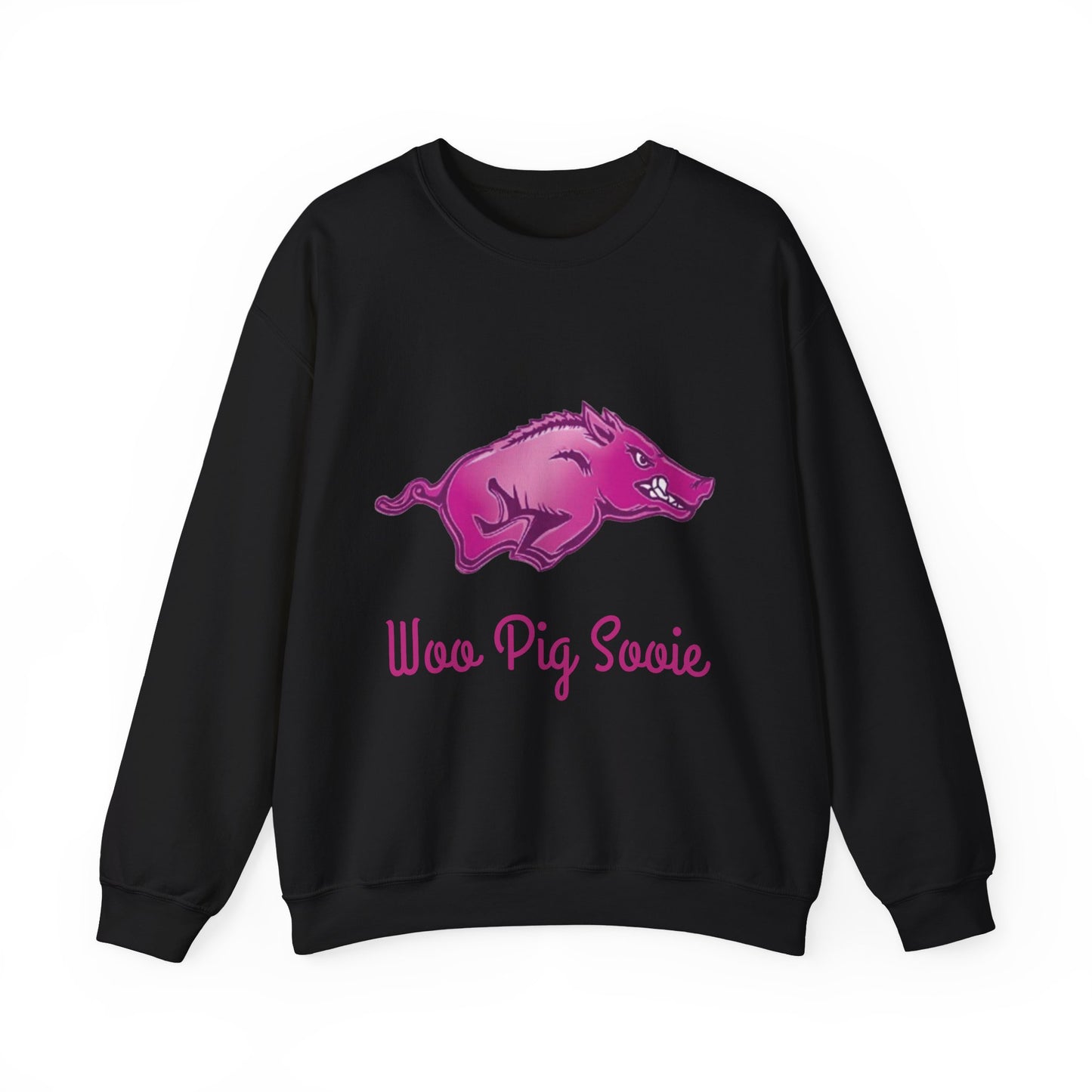 Pink University of Arkansas Razorback Crewneck